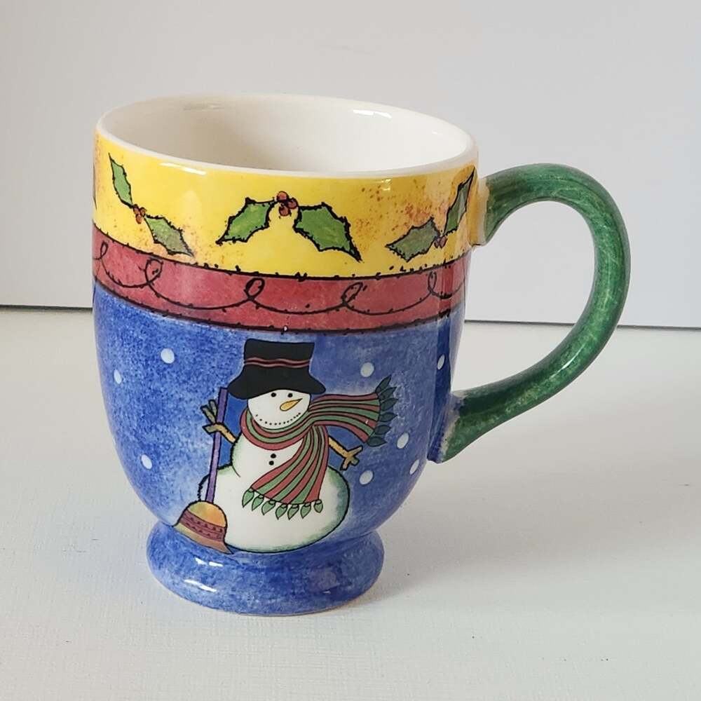 The Sweet Shoppe by Sango Sweet Shoppe Christmas 3041 Snowman Mug Sue Zipkin
